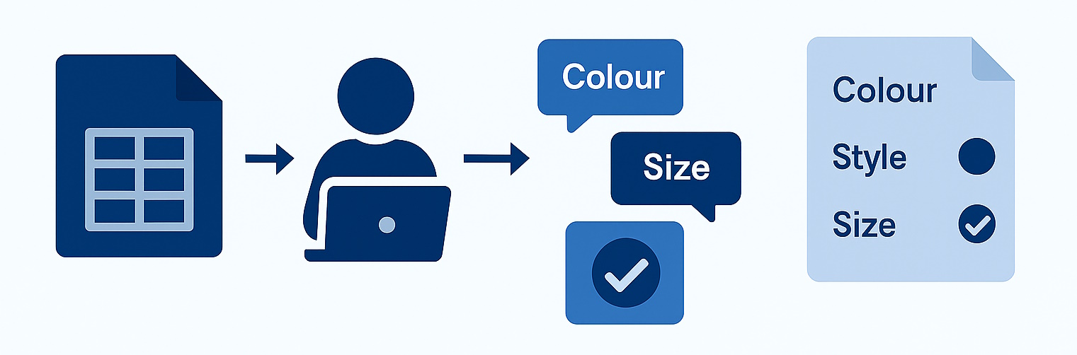 Symbolbild für intelligentes Attribut-Mapping