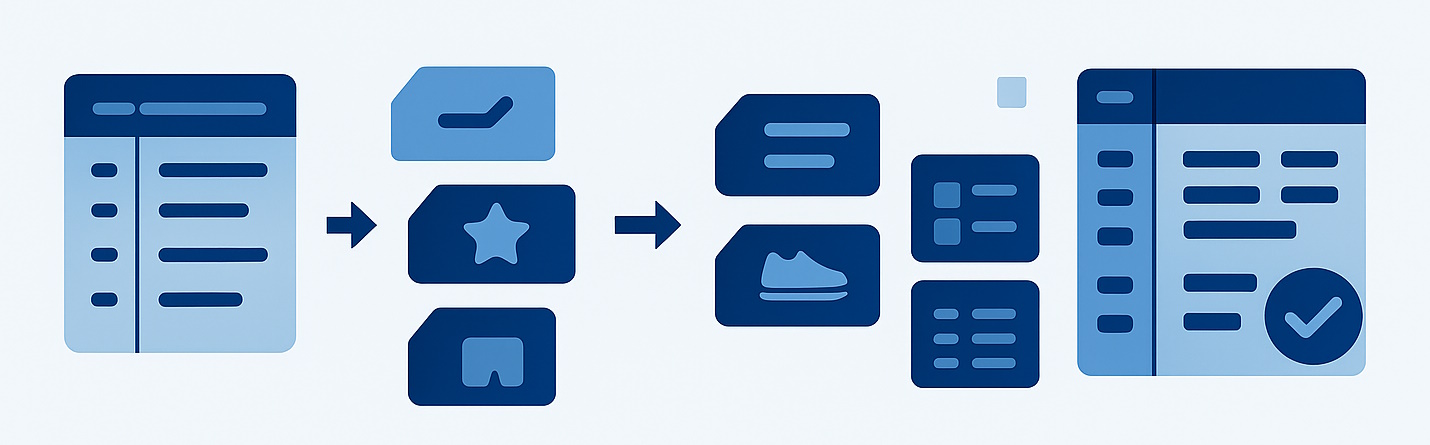 Illustration zu Automatisierte Datenstrukturierung