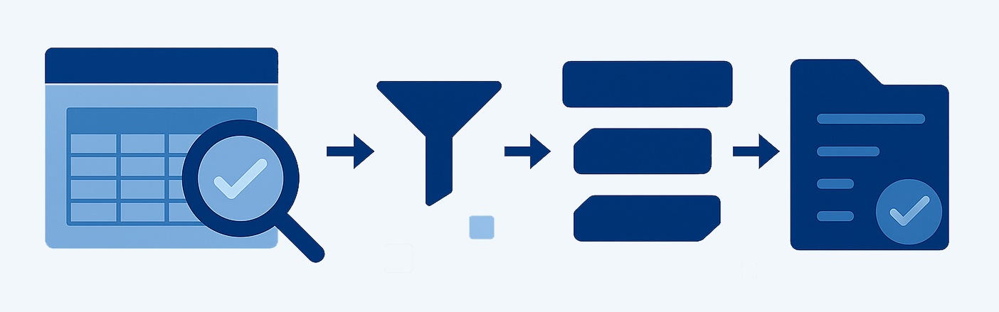 Illustration zu CSV-Analyse und Datenaufbereitung