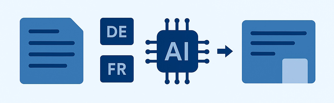 Illustration zu KI-gestützte Lokalisierung und Übersetzung
